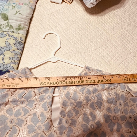 Dee Elle | Blue and Cream Lace Dress - Picture 6 of 10